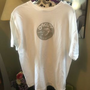 OAKLEY Men’s White Factory Pilot T-Shirt Sz XL